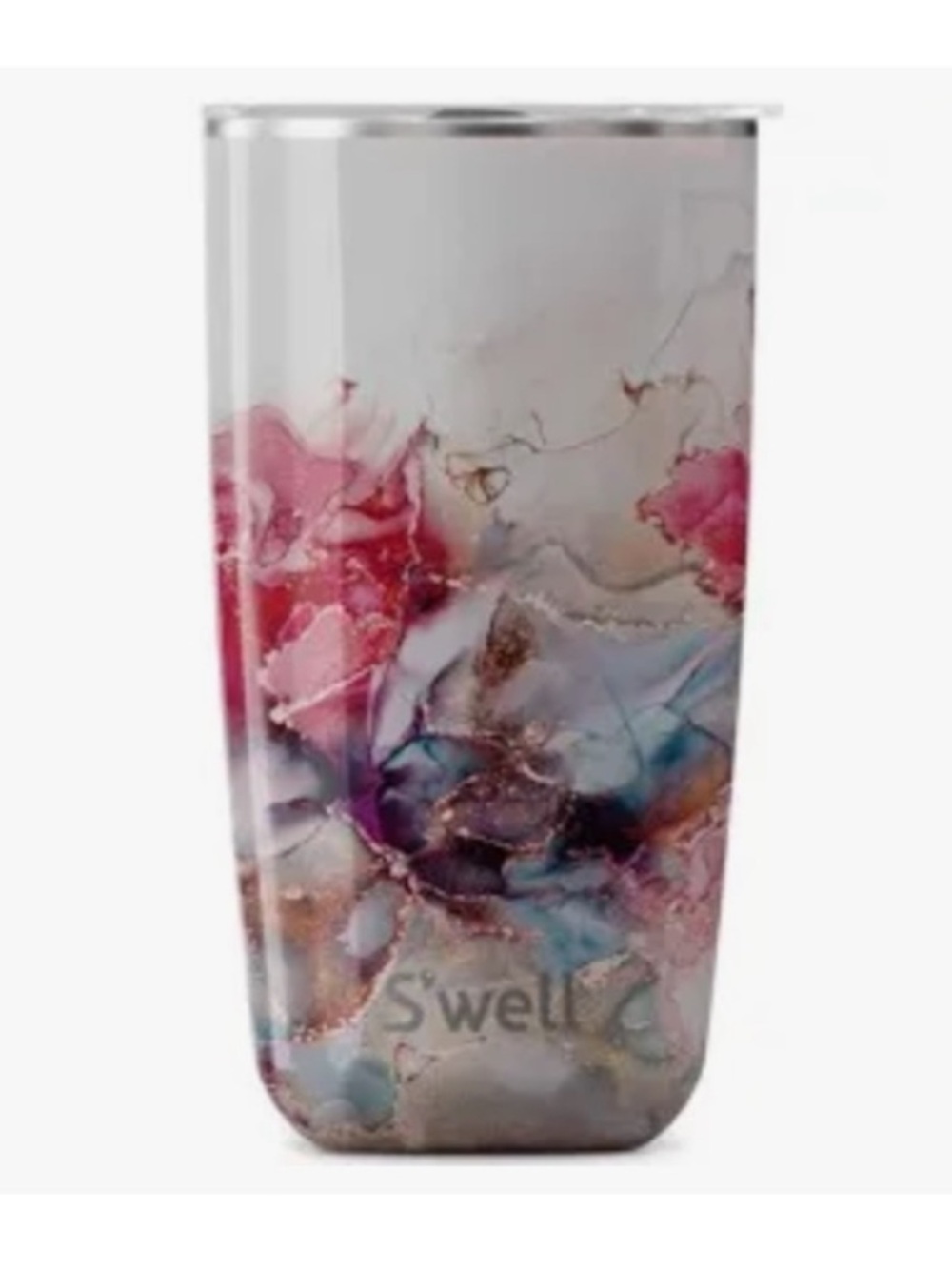 [ nwot ] S'well Rose Marble Insulated Travel Cup